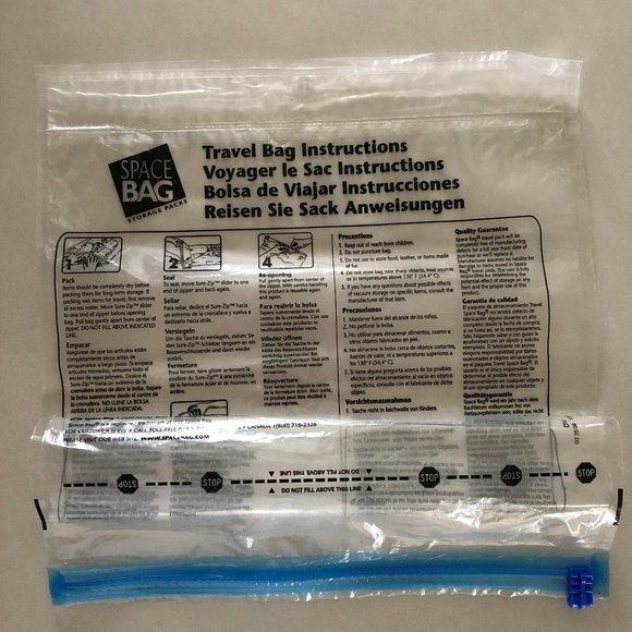 Original Space Bag™ Vacuum-Seal Hanging Bags and Reusable Roll-Up Travel Bags - Picture 6 of 8